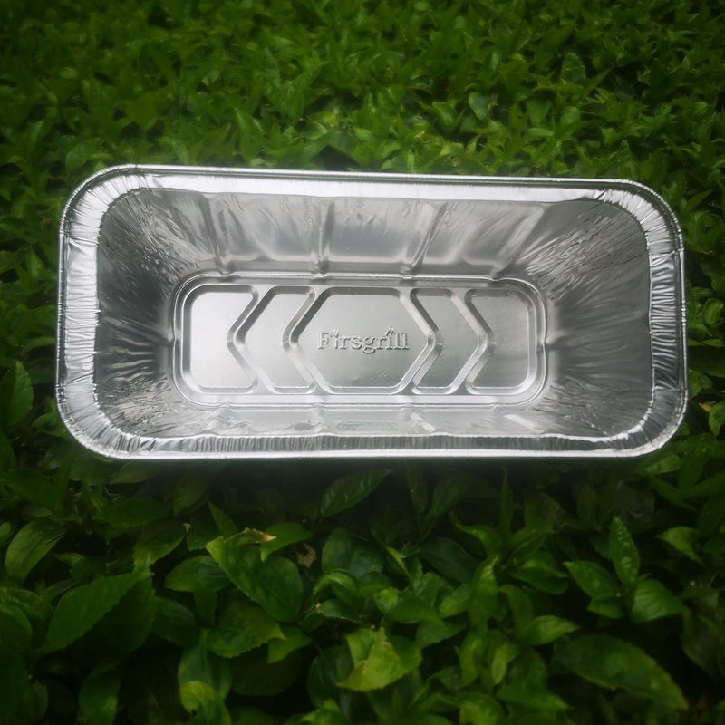 Firsgrill 30 Pack Professional Replacement Blackstone 17"22" 28" 30"36" Aluminum Foil tray Drip Pans Griddle Grease Cup Liners 8"L x 3.75" Wx 3"D - Image 2